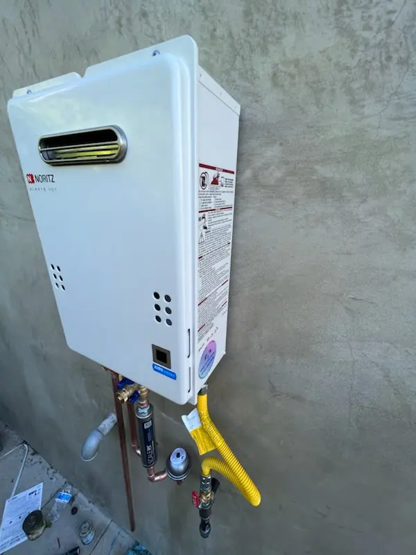 Tankless water heater installation for Colonial Gardens homes